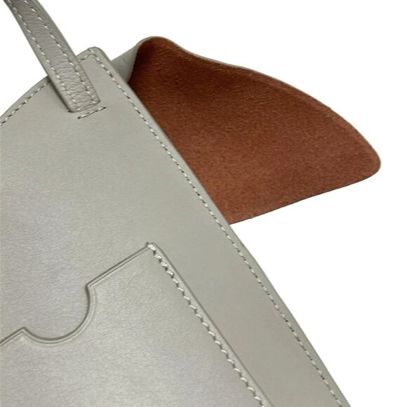 LOEWE - Gray Beige Leather Shoulder Bag - Picture 14 of 15